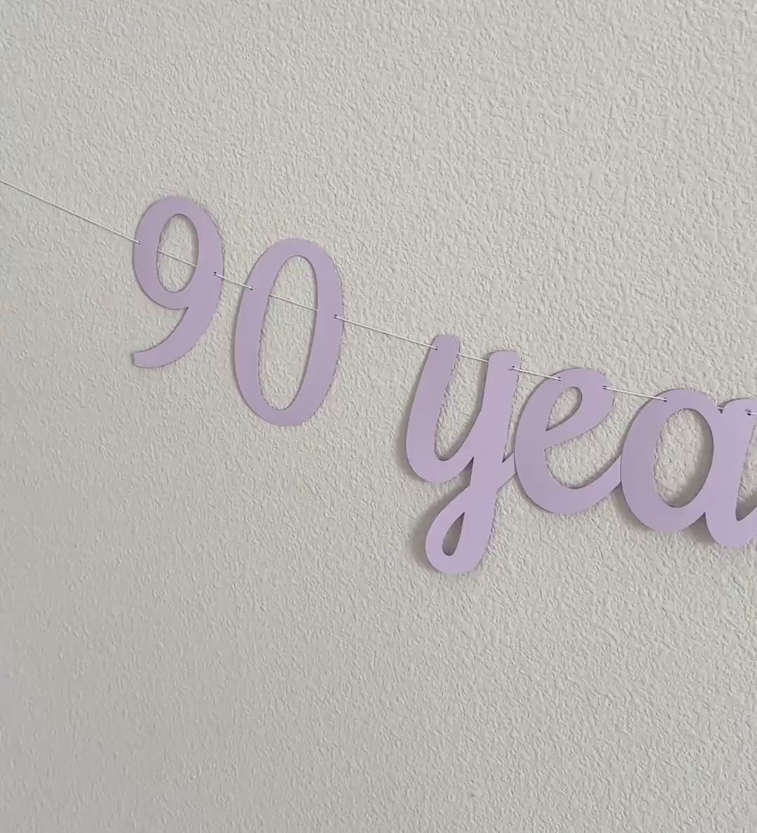 90 Years Loved, 90th Birthday Decorations, 90th Birthday Party Banner, Ninety, 90th Birthday Party Decoration Ideas