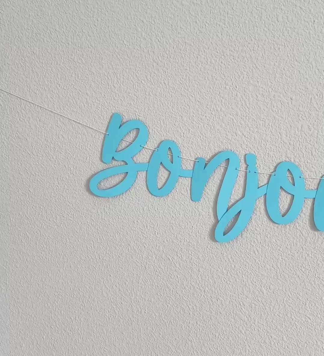 Bonjour Bebe, Bonjour Bebe Decorations, Baby Shower Banner, Baby Boy Shower Banner, Bonjour Baby Decorations