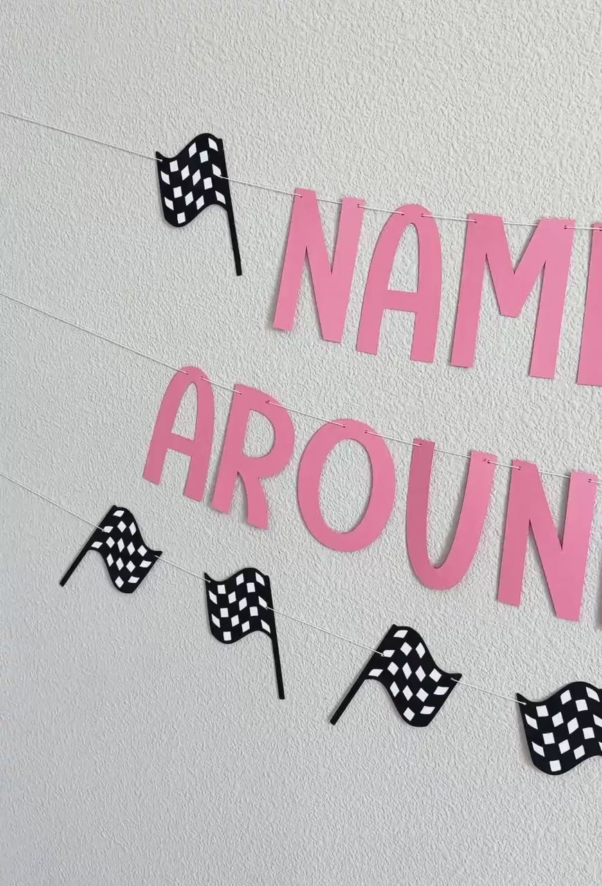 1st Lap Around The Track, Racing 1st Birthday Decorations, 1st Birthday Party, First Birthday Ideas, Girls 1st Birthday Theme Ideas