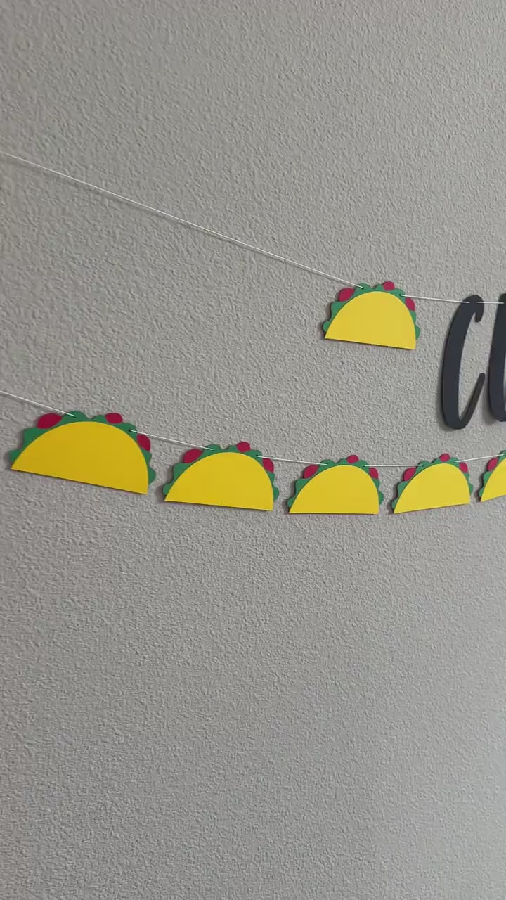 Custom Taco Banner, Taco Birthday, Taco Bouta Party, Taco Bout, Taco Banner, Taco Decorations, Tacos, Taco Tuesday, Fiesta Decorations