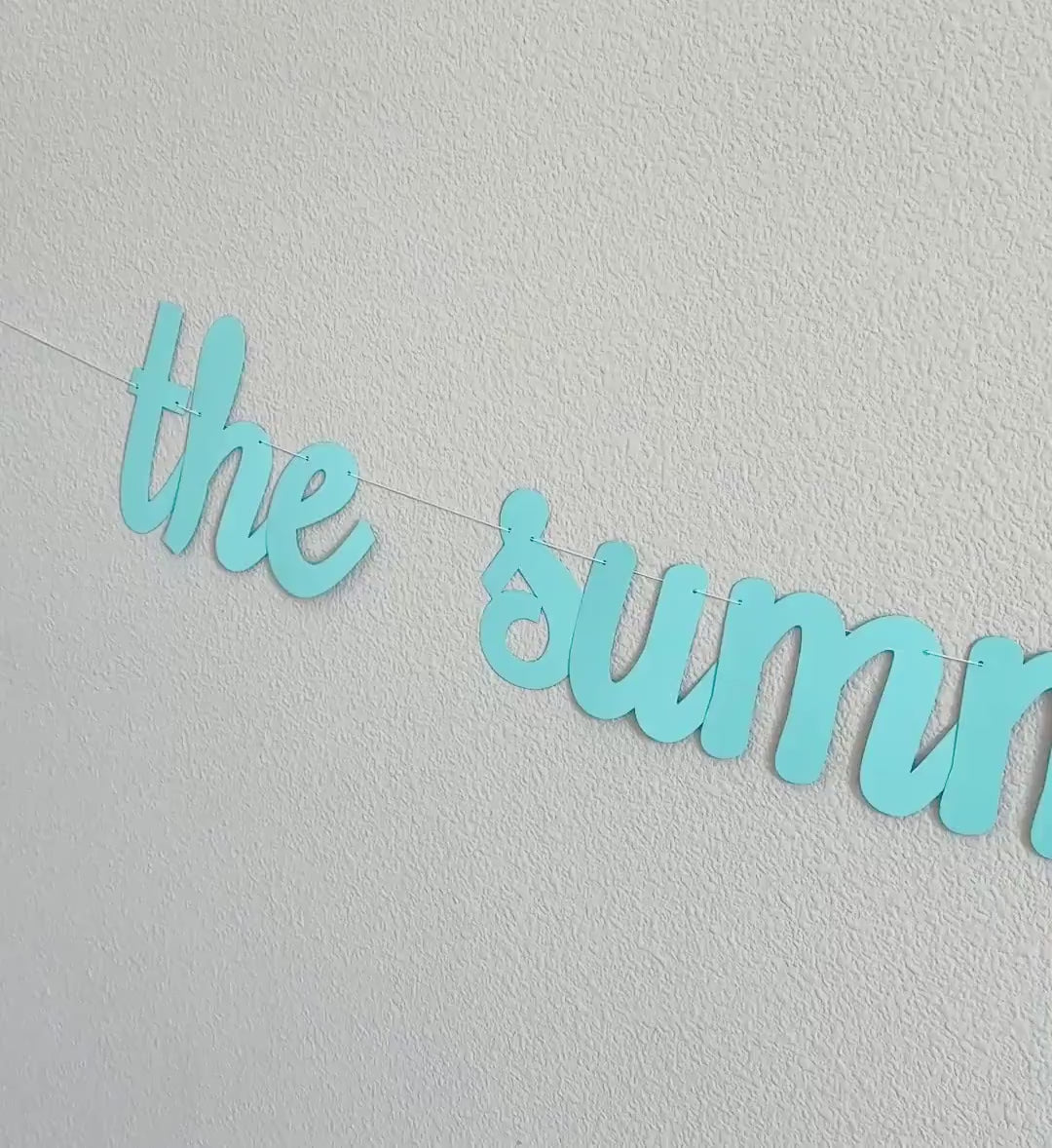 The Summer I Turned 20, 20th Birthday Party, Summertime Birthday Banner, Summer Birthday Decorations, The Summer I Turned 20 Banner