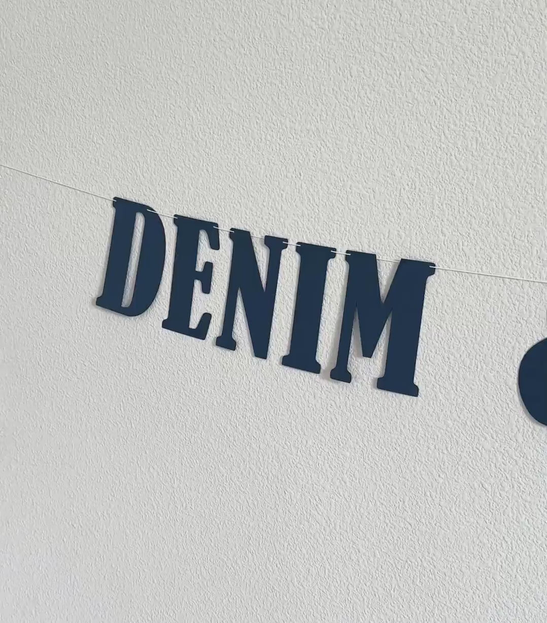 Denim & Diamonds, Denim and Diamonds Theme, Denim and Diamonds Banner, Denim and Diamonds Party Banner