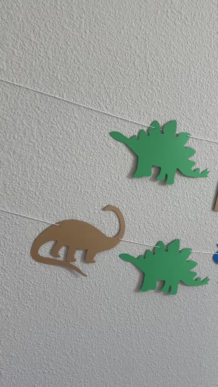 Dinosaur Birthday, Dinosaur Happy Birthday Banner, Boy Birthday Ideas, Dinosaur Decorations, Dinosaur Theme