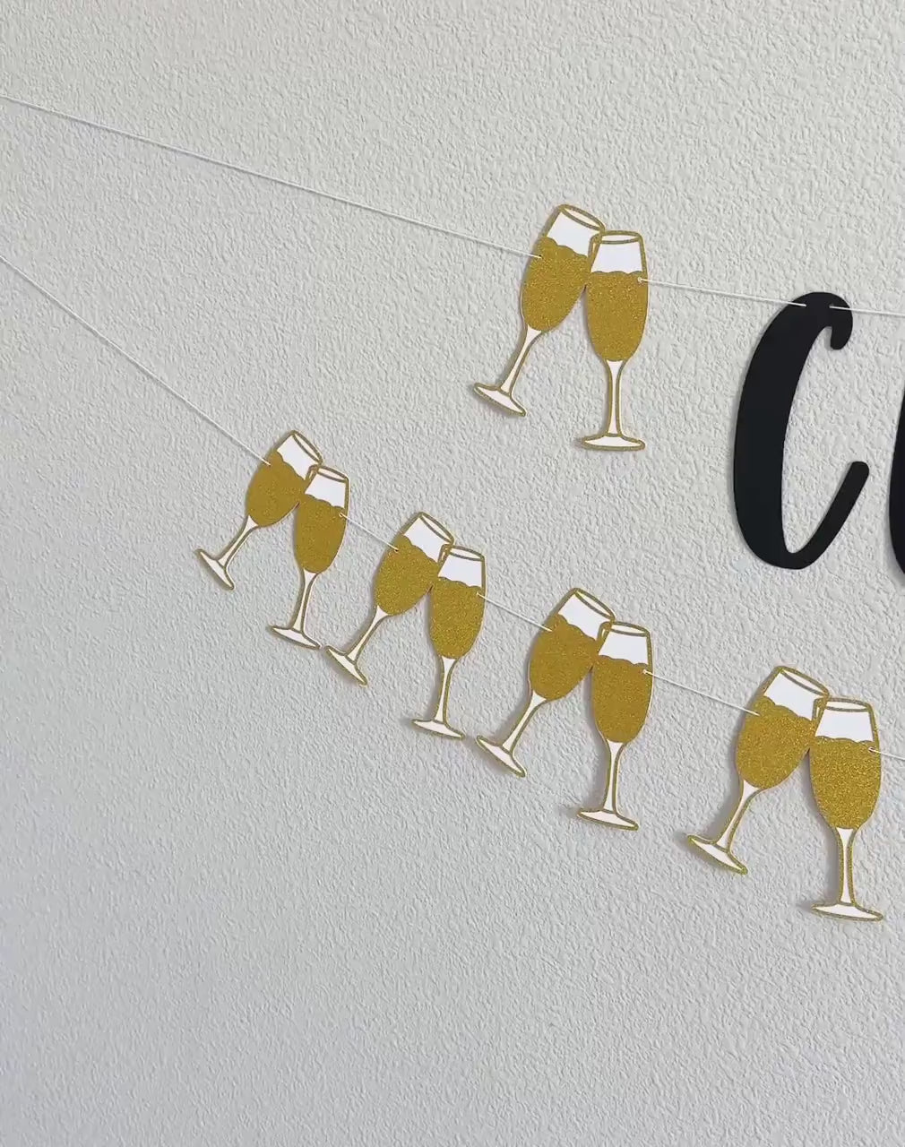 Custom Champagne Banner, Cheers Banner, Toasting Banner, Last Toast On The Coast, Cheers Decorations, Bachelorette Decorations