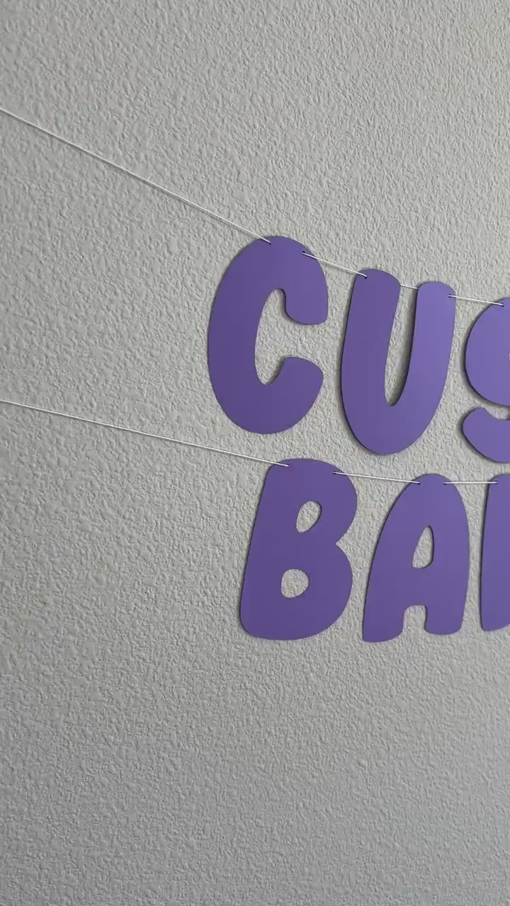 Custom Purple Banner, Purple Banner, Purple Decorations, Purple Party, Custom Banner, Personalized Purple Banner