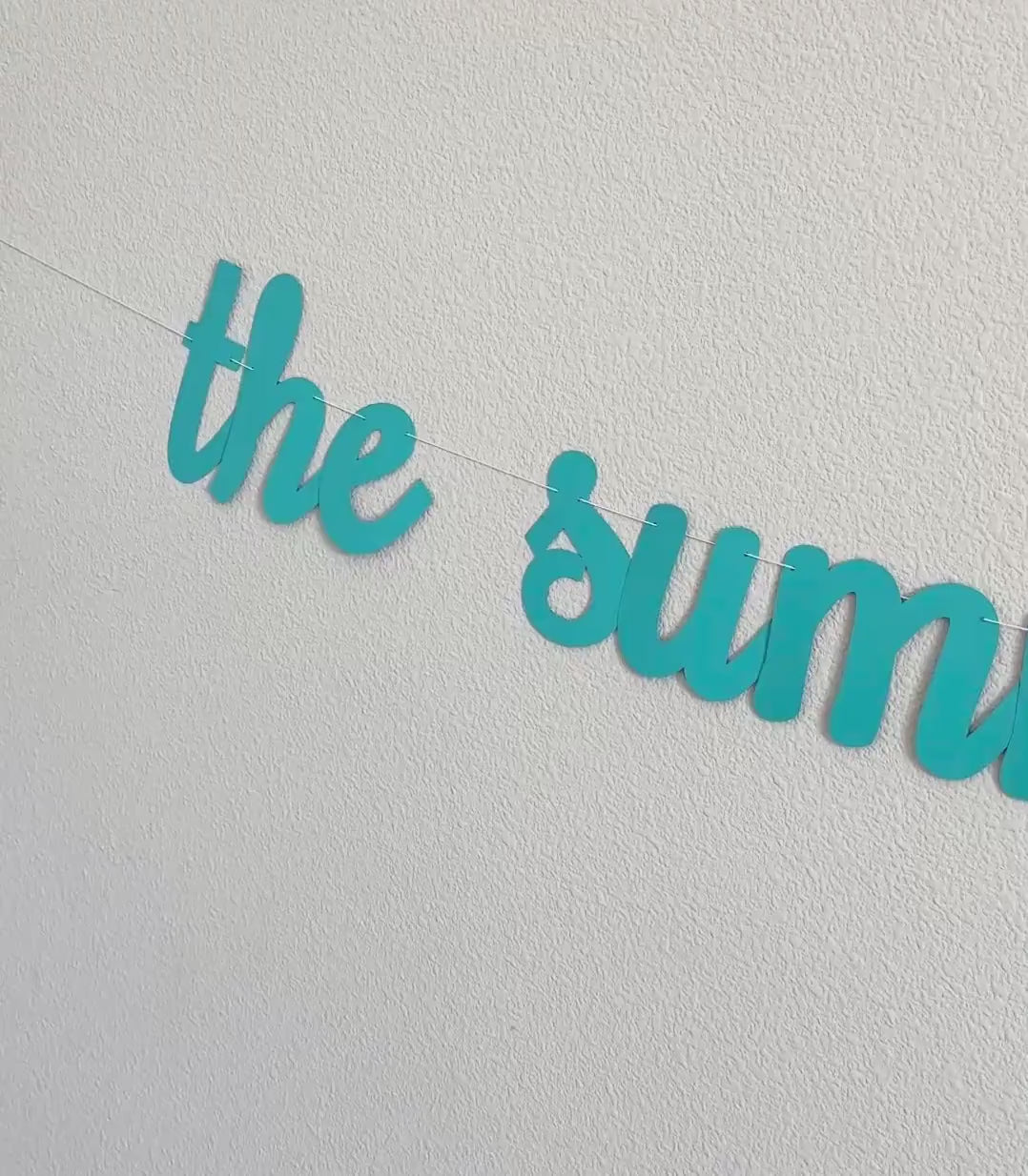 The Summer I Turned 14, 14th Birthday Party, Summertime Birthday Banner, Summer Birthday Decorations, The Summer I Turned 14 Banner
