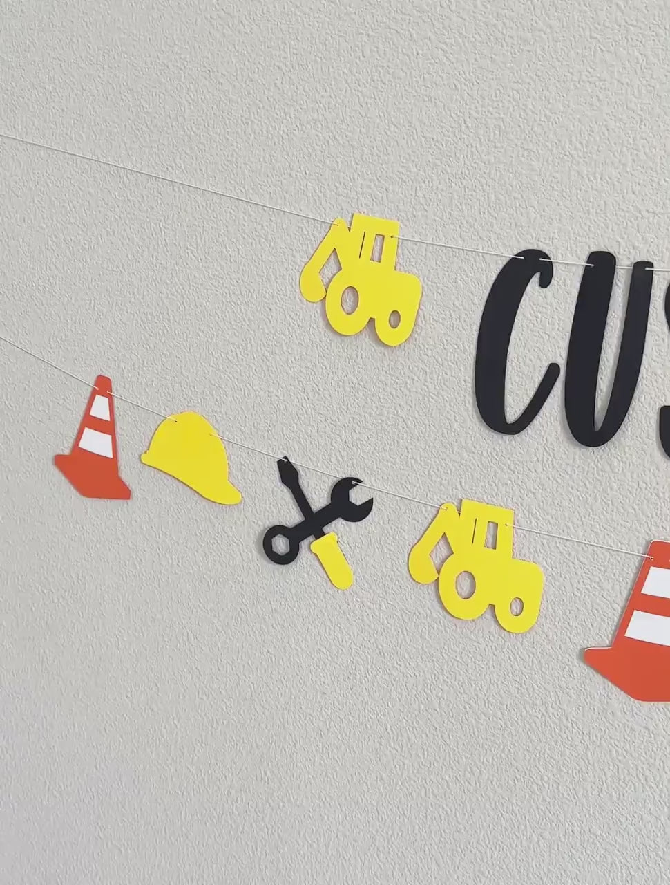 Custom Construction Banner, Construction Theme, Construction Decorations, Construction Birthday, Construction Party Sign