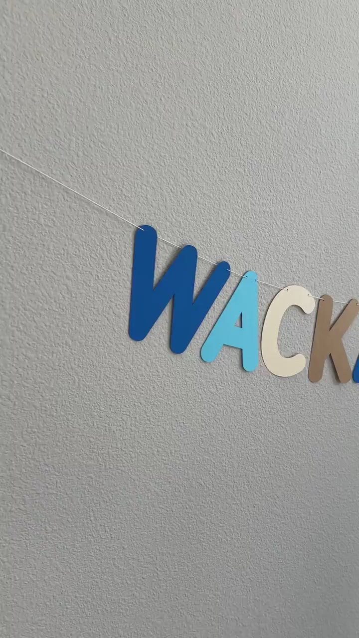 Wackadoo I&#39;m Two, Wackadoo I&#39;m Two Banner, Wackadoo Decorations, Wackadoo I&#39;m Two Decorations, Two Wackadoo