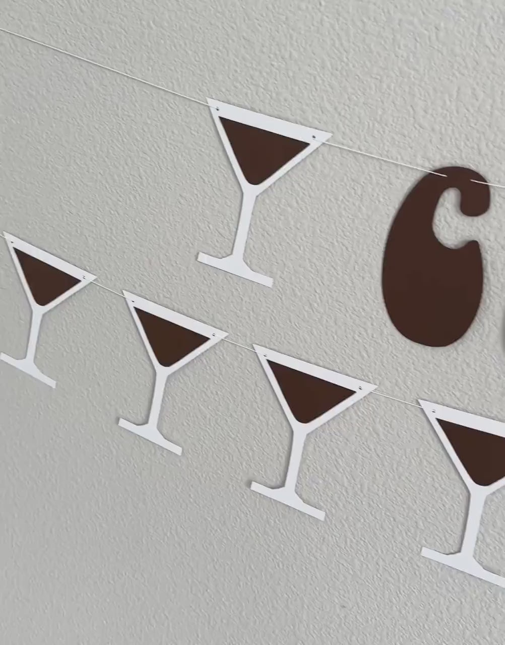 Custom Espresso Banner, Espresso Martini, Espresso Martini Decorations, Espresso Birthday, Espresso Bachelorette Party, Martini Theme