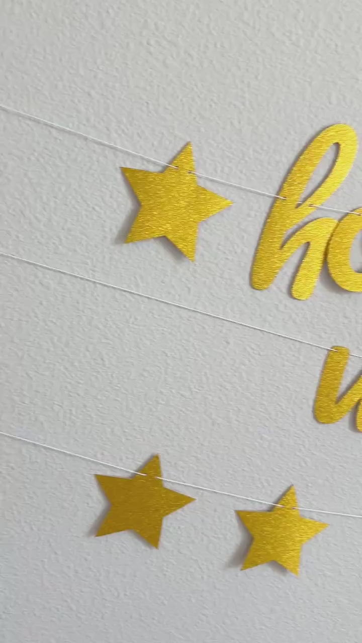 How We Wonder What You Are, Gender Reveal Party Decorations, Baby Shower Banner, Twinkle Twinkle Baby Shower Theme