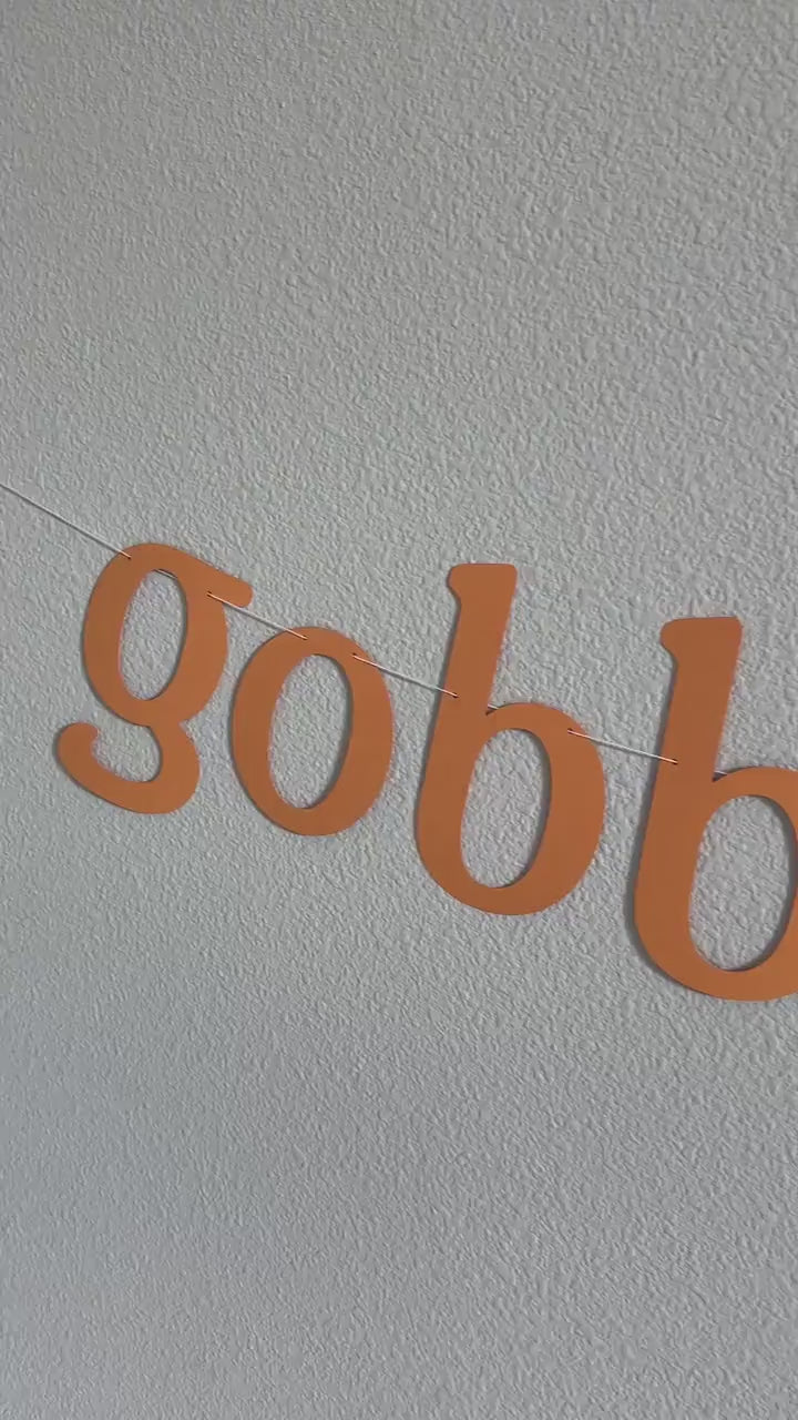 Gobble Gobble, Gobble Gobble Banner, Gobble Gobble Decorations, Thanksgiving Backdrop, Thanksgiving 2024 Designs