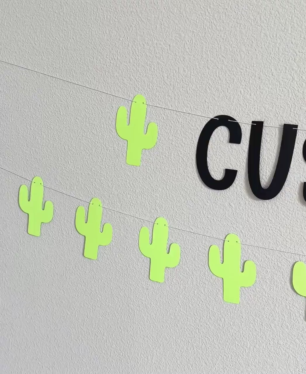 Custom Cactus Banner, Cactus Theme, Desert Birthday, Desert Party, Cactus Decorations, Desert Birthday Party, Custom Desert Themed Banner