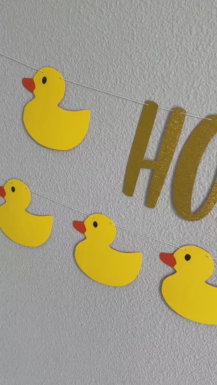Holy Duck I&#39;m 4, Duck 4th Birthday, Duck Decorations, Duck Birthday, 4th birthday Theme Ideas, Duck 4th Birthday Party Decorations