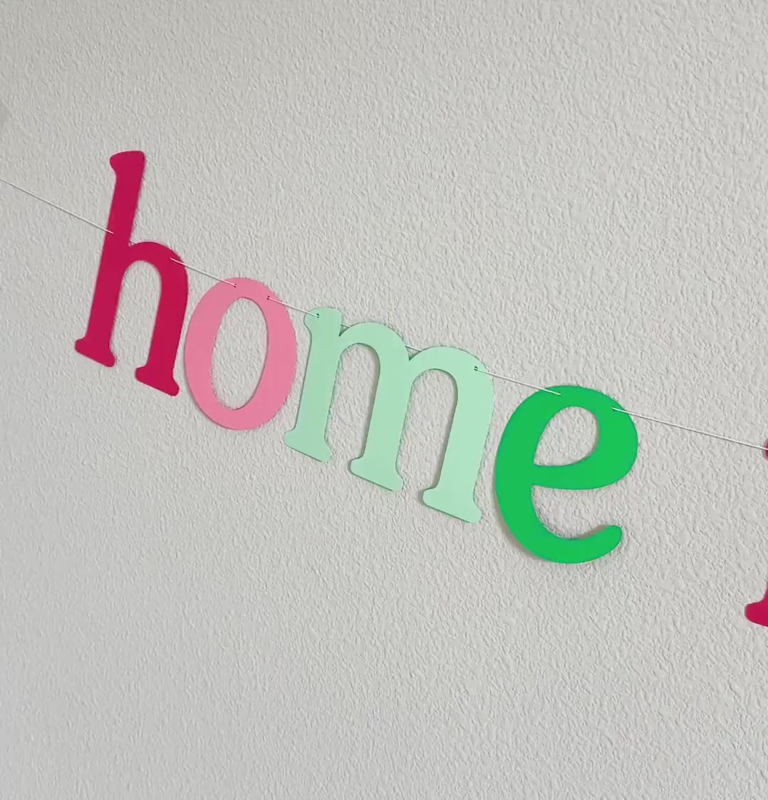 Home For The Holidays, Holiday Party Banner, Christmas Homecoming Decorations, Home For The Holidays Banner, Holiday Party Celebration