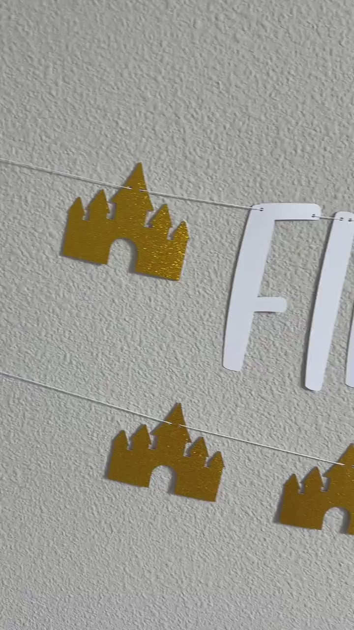 Fifty Years Of Magic, 50th Anniversary Banner, 50th Anniversary Decorations, Anniversary Celebration, Castle Themed Anniversary Decorations