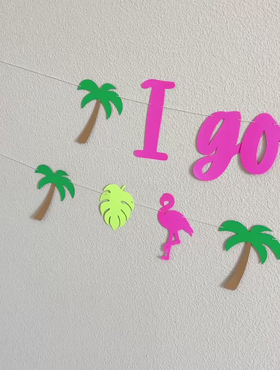 I Got A Text, I Got A Text Banner, Tropical Party Decorations, Island Themed Party Decorations, Bachelorette Party Backdrop