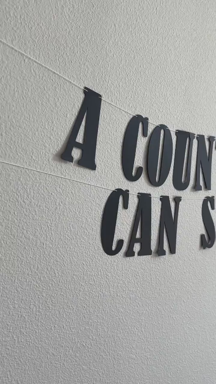 A Country Boy Can Survive, A Country Boy Can Survive Banner, Country Decorations, Country Birthday Decorations