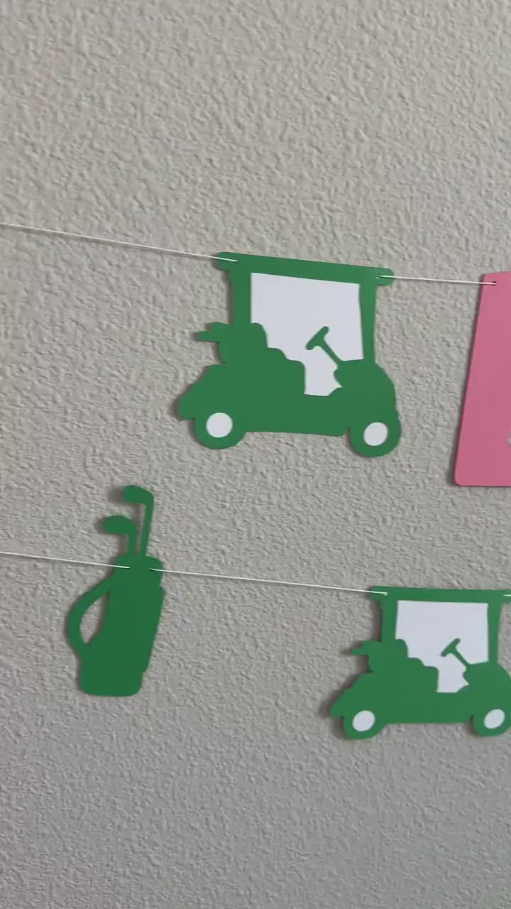 Drivers & Diapers, Golf Baby Shower, Girl Baby Shower, Pink Baby Shower, Golf Themed Baby Shower, Diaper Shower Banner