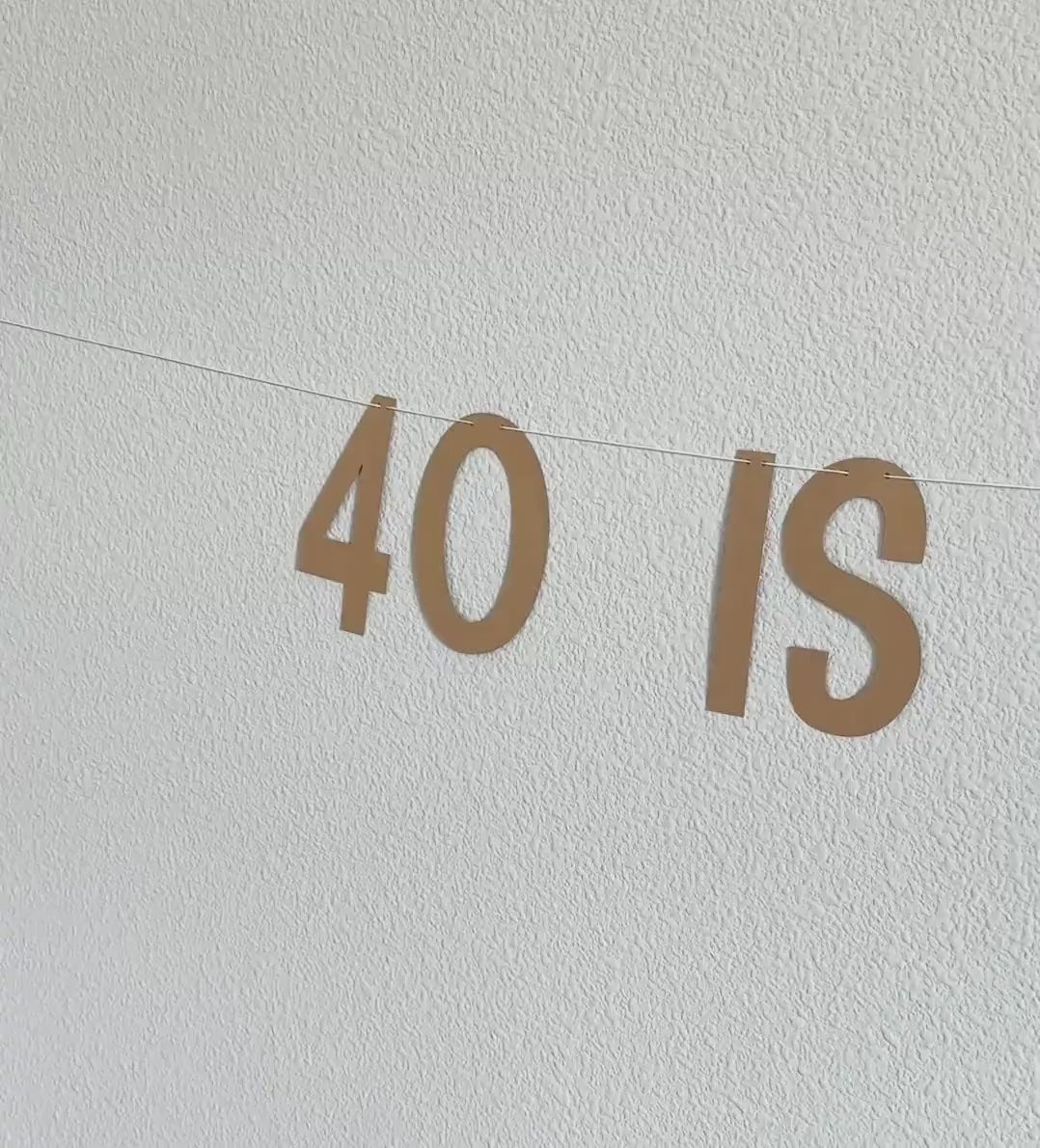 40 Is Brewing, 40th Birthday Banner, 40th Birthday Party Decorations, Coffee Themed 40th Birthday Banner Decorations