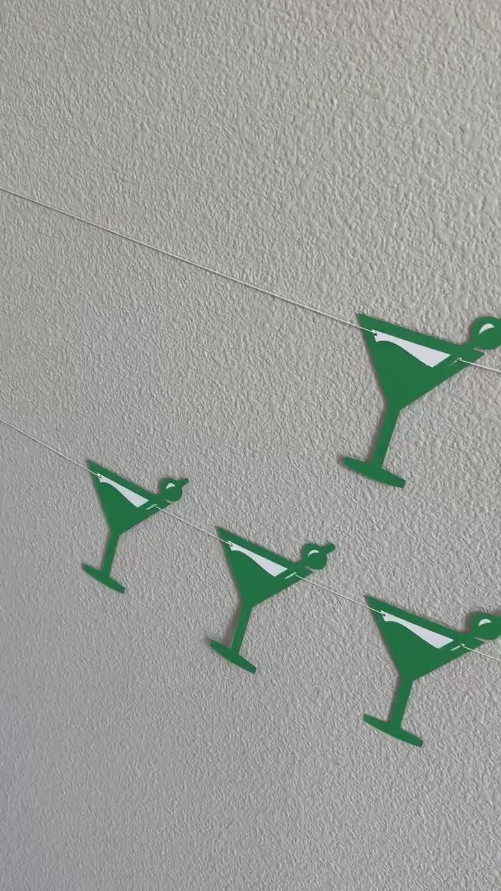 Custom Martini Banner, Custom Martini Banner, Martini Decorations, Martini Birthday, Martini Bachelorette Party, Martini Theme