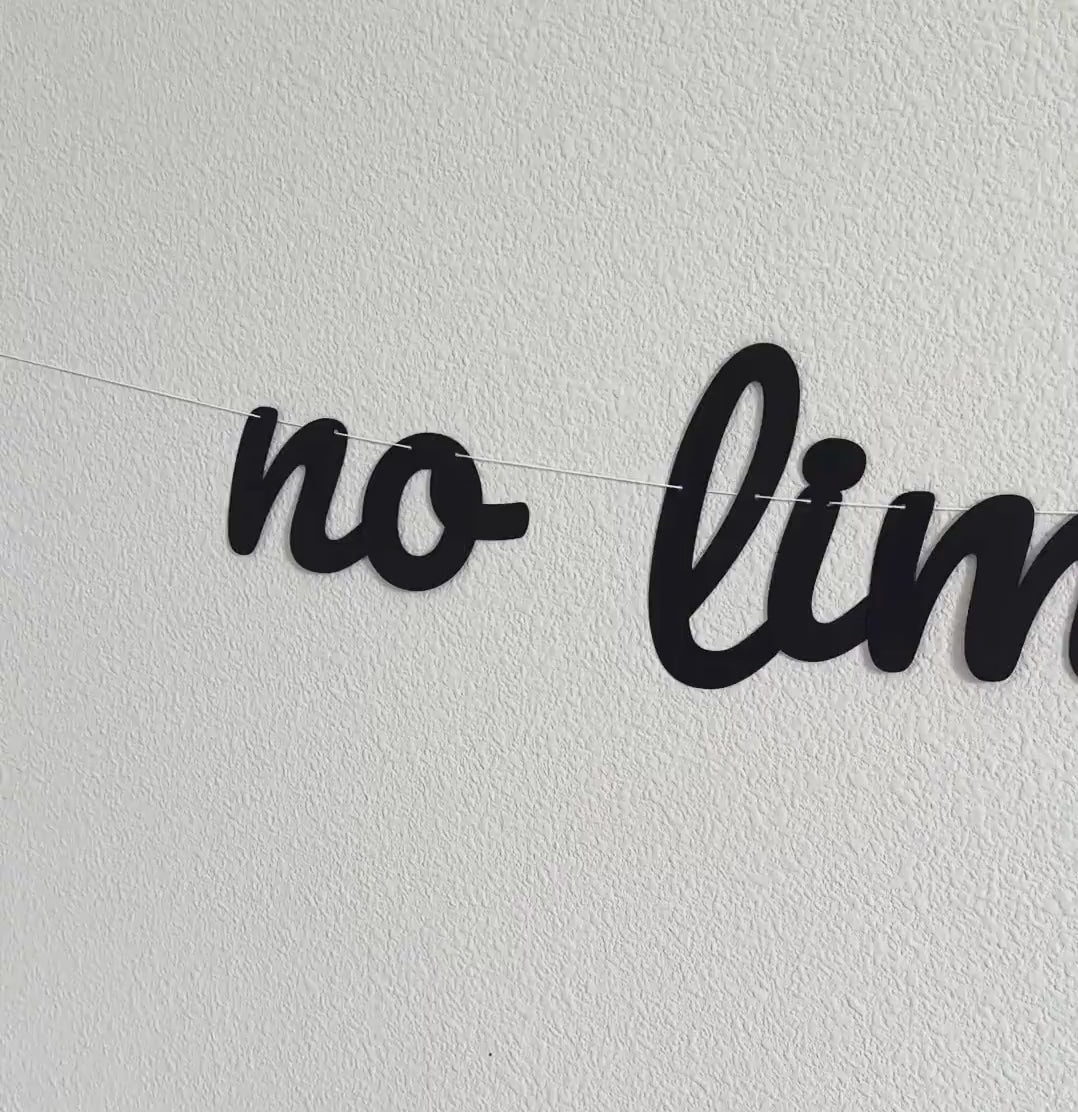 No Limits 55, 55th Birthday Banner, 55th Birthday Party Theme Ideas, No Limits 55 Decorations, 55th Birthday Party Decorations