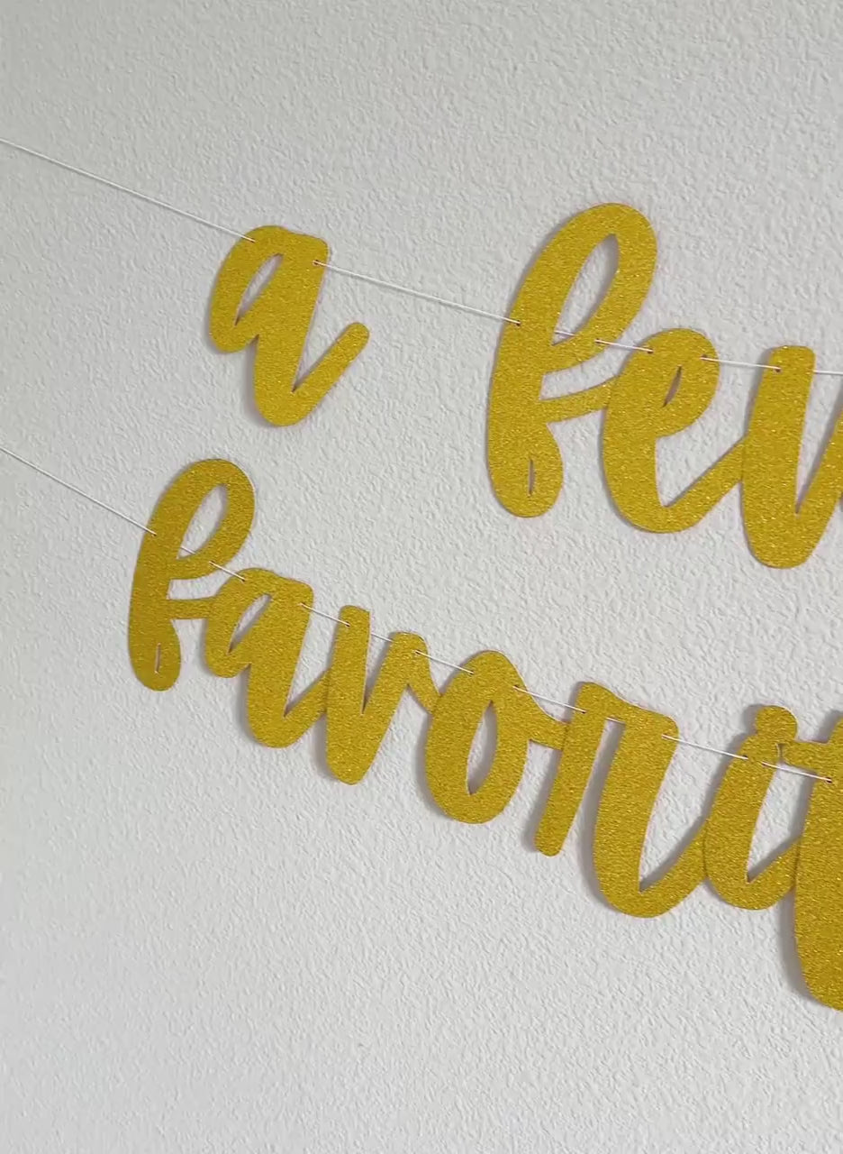 A Few Of My Favorite Things, My Favorite Things Party, Girls Night Party Theme Ideas, Girls Night Ideas, Our Favorite things Party Banner