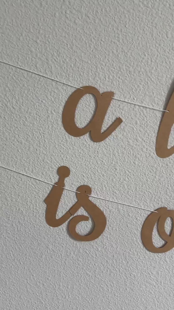 A Little Cutie Is On The Way, Baby Shower Decorations, Cutie Themed Baby Shower, A Little Cutie Is On The Way Banner