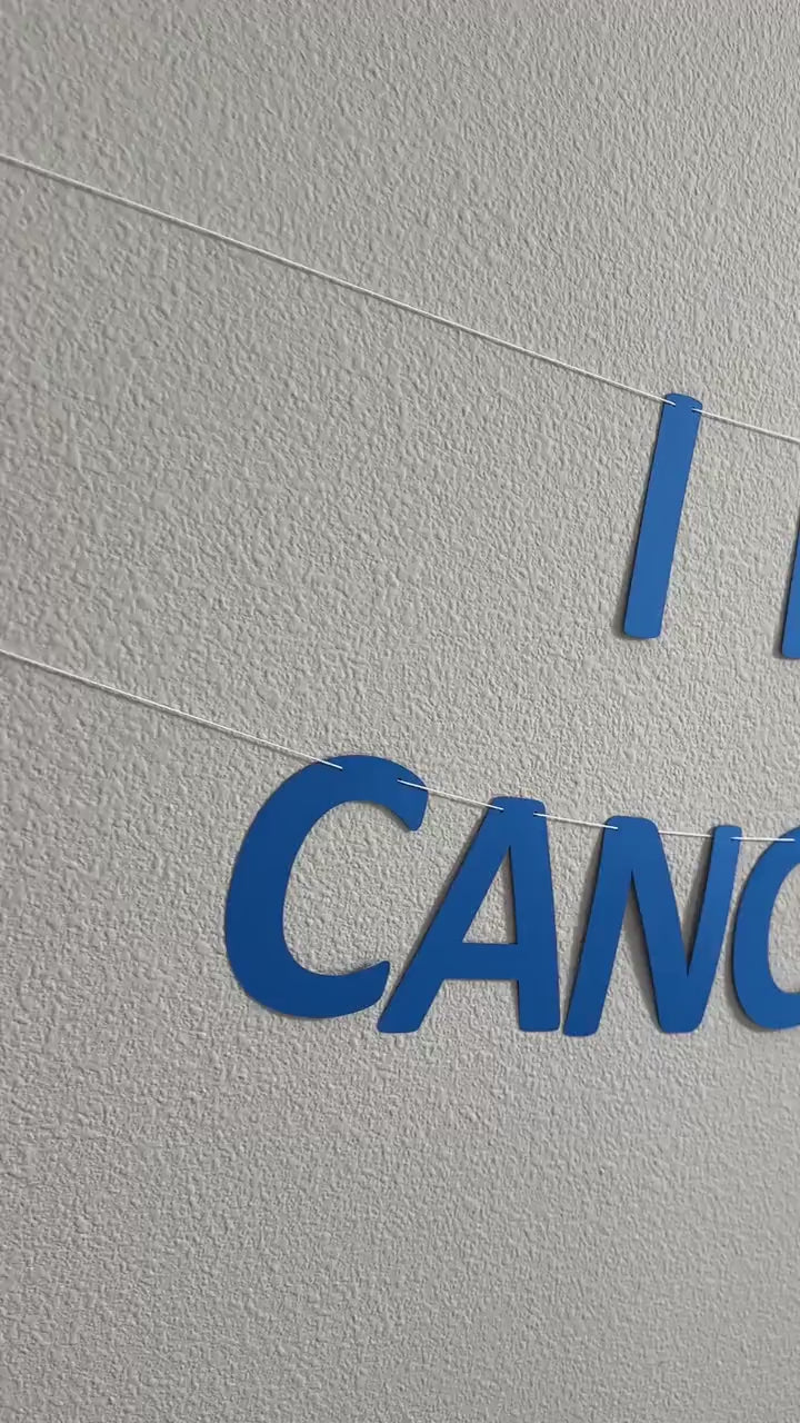 I Kicked Cancer&#39;s Ass Banner, Beat Cancer Banner, Cancer Free Party, I Kicked Cancer&#39;s Ass, Cancer Free Banner