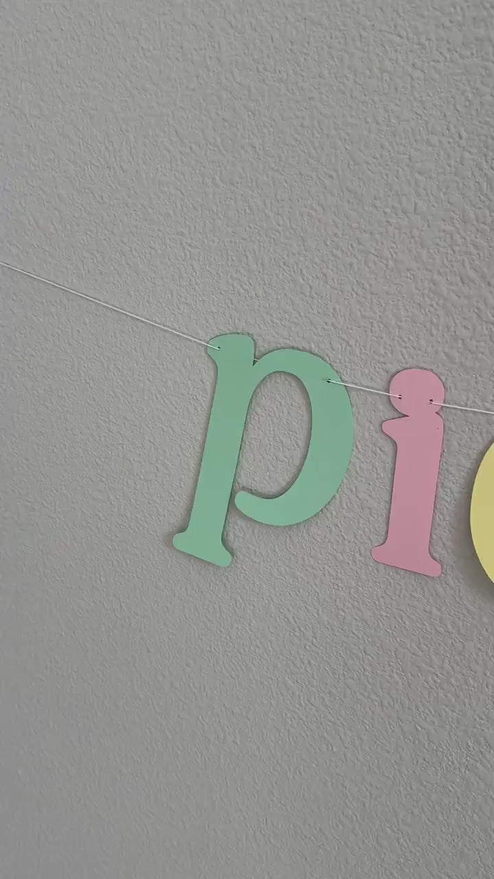 Pie Bar, Pie Bar Banner, Pastel Pie Bar Decorations, Pie Bar Design Ideas, Pie Bar Station Sign, Rainbow Thanksgiving Decorations