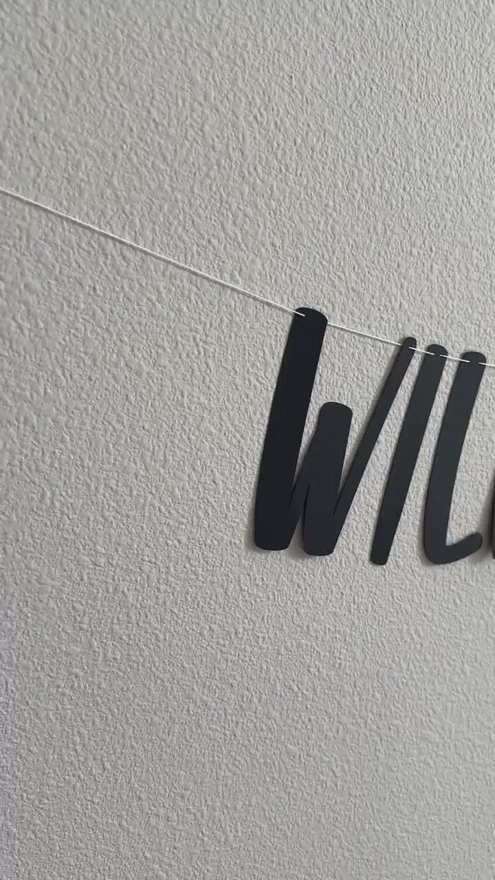 Wild and Three, Wild and Three Banner, Wild and Three Sign, Wild and Three Decor, Wild and Three Theme