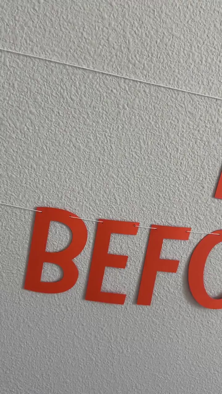 Aperitivo Before The Altar, Aperitivo Banner, Engagement Decorations, Bachelorette Party Decorations, Spritz