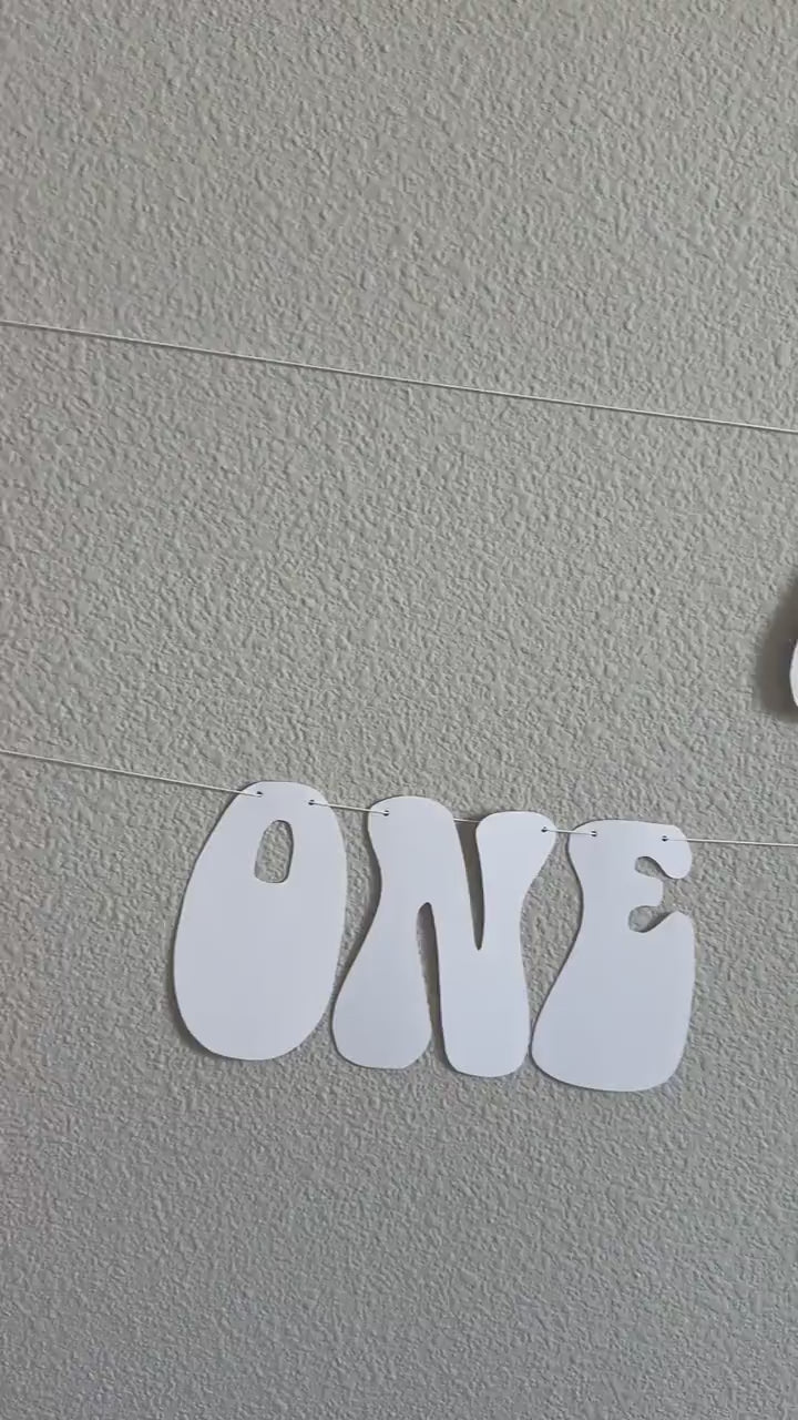 Name Is One Groovy Babe, Custom One Groovy Babe Birthday Banner, 1st birthday Decorations, Retro Themed First Birthday Party