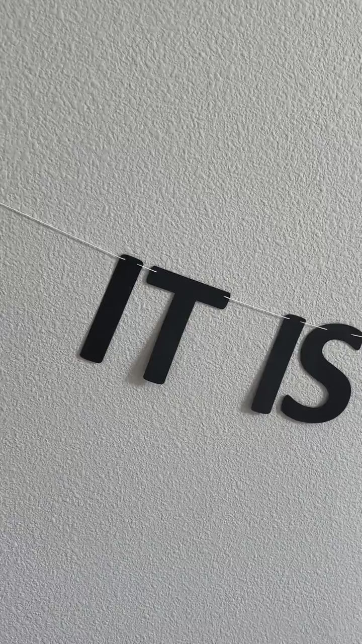 It Is Your Birthday, It Is Your Birthday Banner, Birthday Decorations, Birthday Banner