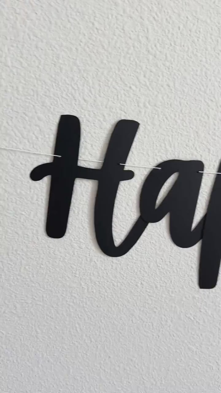 Happy Birthday Name, Happy Birthday Banner, Custom Birthday Banner, Birthday Decorations, Birthday Party Decorations