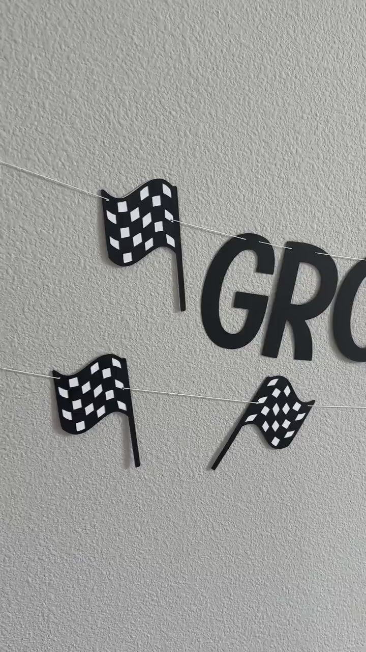 Growing Up Two Fast, Growing Up Two Fast Banner, Racing Decorations, Race Car Birthday Party, Racing Birthday Party, Custom Racing Banner