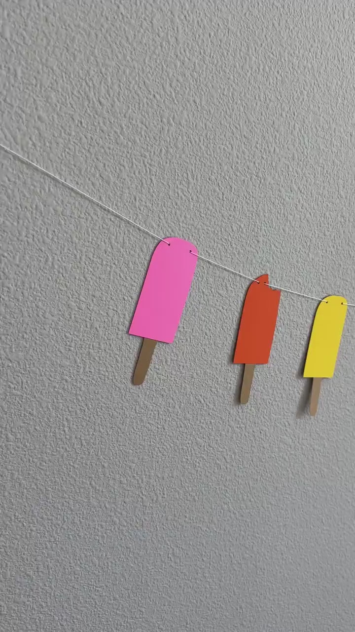 Popsicle Banner, Popsicle Garland, Popsicle Birthday, Popsicle Decoration, Popsicle Birthday Theme, Popsicle Birthday, Popsicle Decoration