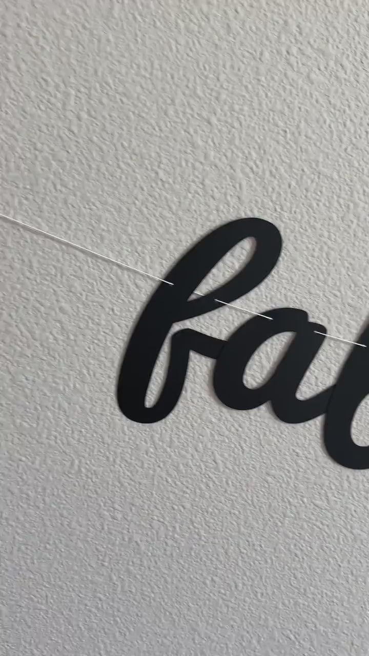 Fabulous Fifty Five, 55th Birthday Banner, 55th Birthday Party Decorations, 55 and Fabulous, Cursive Banner, Fifty Five