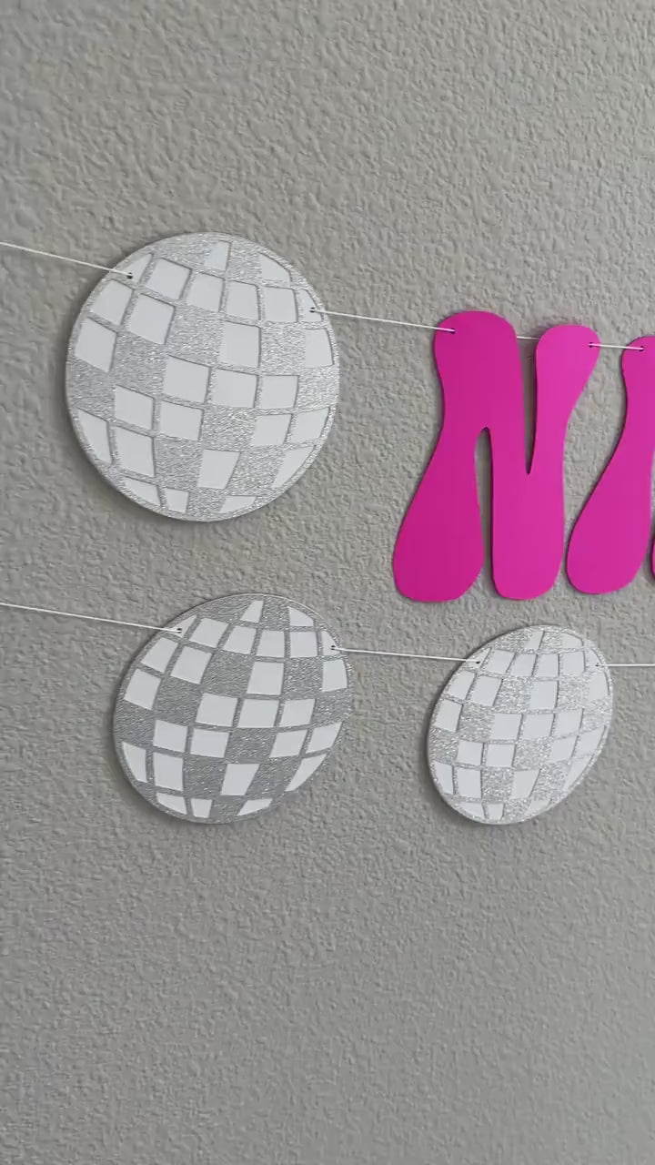 Last Disco Banner, Name&#39;s Last Disco, Disco Bachelorette, Disco Themed Bachelorette, Bachelorette Ideas