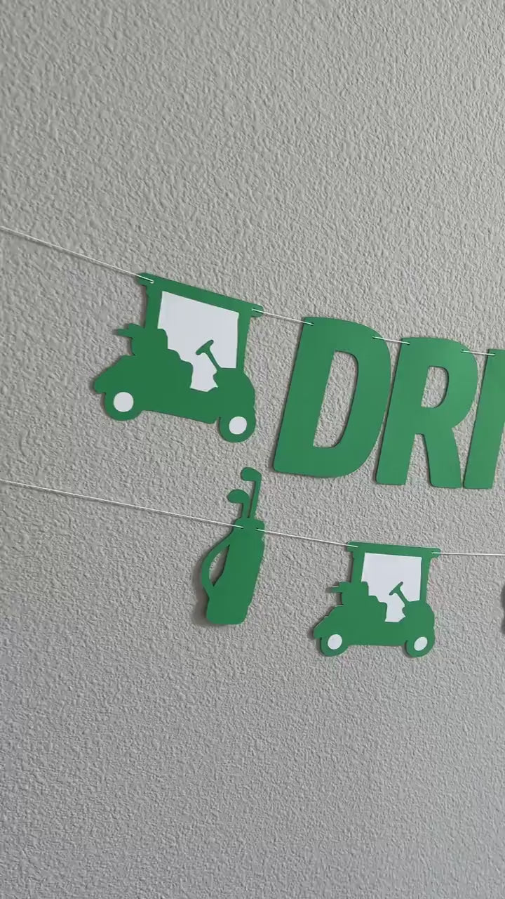 Drivers & Diapers, Golf Baby Shower, Dad Baby Shower, Guys Baby Shower, Dudes and Diapers, Diaper Shower Banner