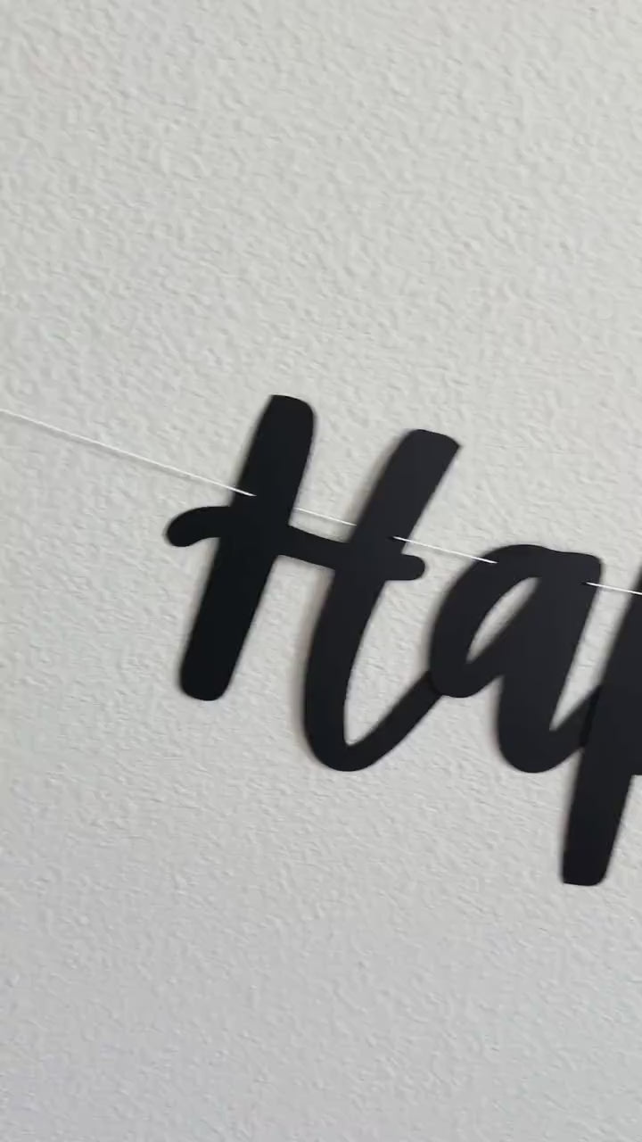 Happy Birthday Banner, Birthday Party, Party Decorations, Birthday Banner, Birthday Party Banner, Happy Birthday Sign