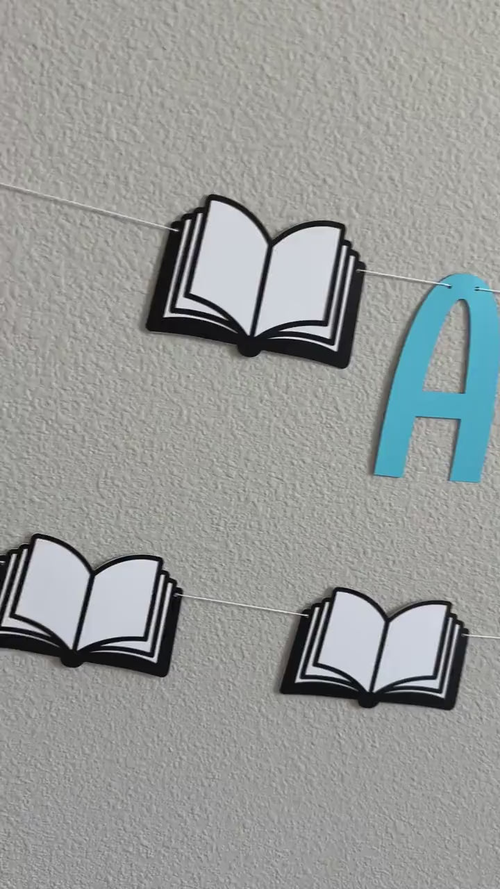 A New Chapter Begins, A New Chapter Begins Banner, A New Chapter Begins Decorations, Book Themed Baby Shower, Boy Baby Shower Ideas