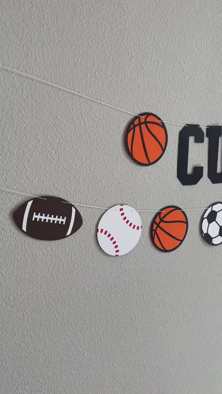 Sports Birthday, Sports Party, Sports Balls, Sports Themed Party, Football Party, Soccer Party, Basketball Party, Baseball Party