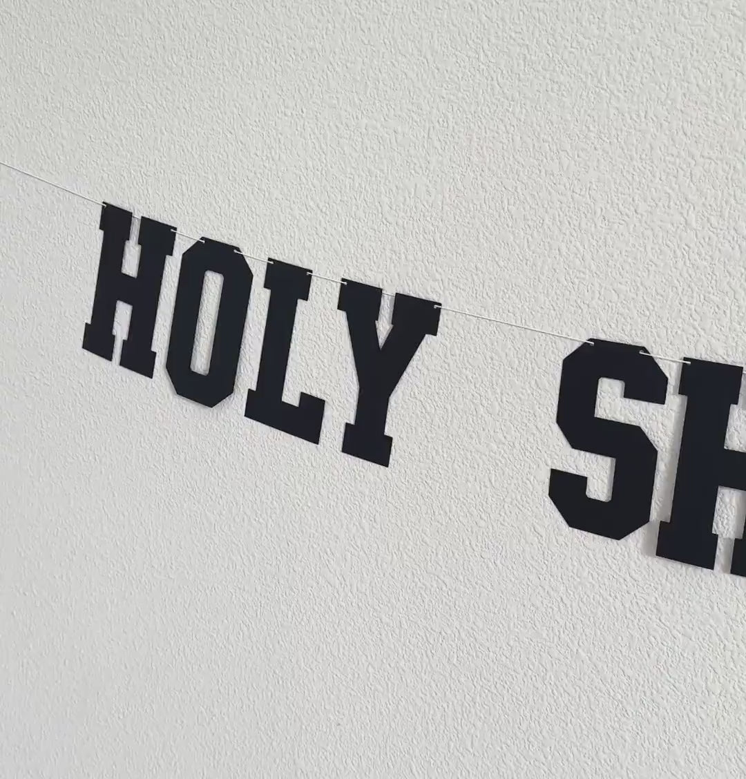 Holy Shit You&#39;re 40, 40th Birthday Banner, 40th Birthday Party Decorations, Funny Birthday Decorations, Funny Birthday Banner