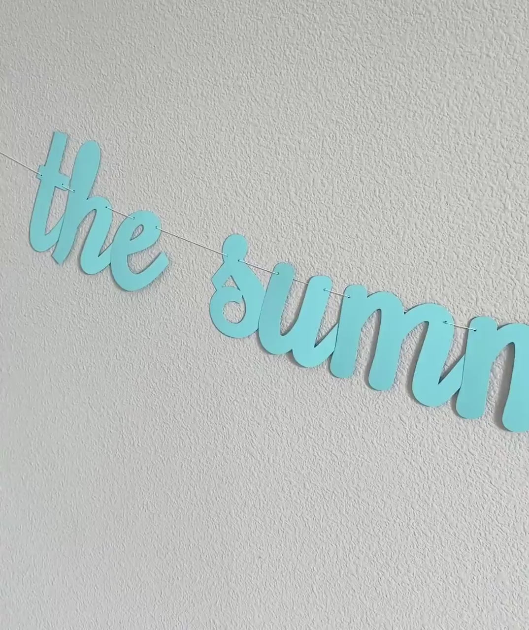The Summer I Turned 12, Summertime Birthday Banner, Summer Birthday Decorations, The Summer I Turned 12 Banner