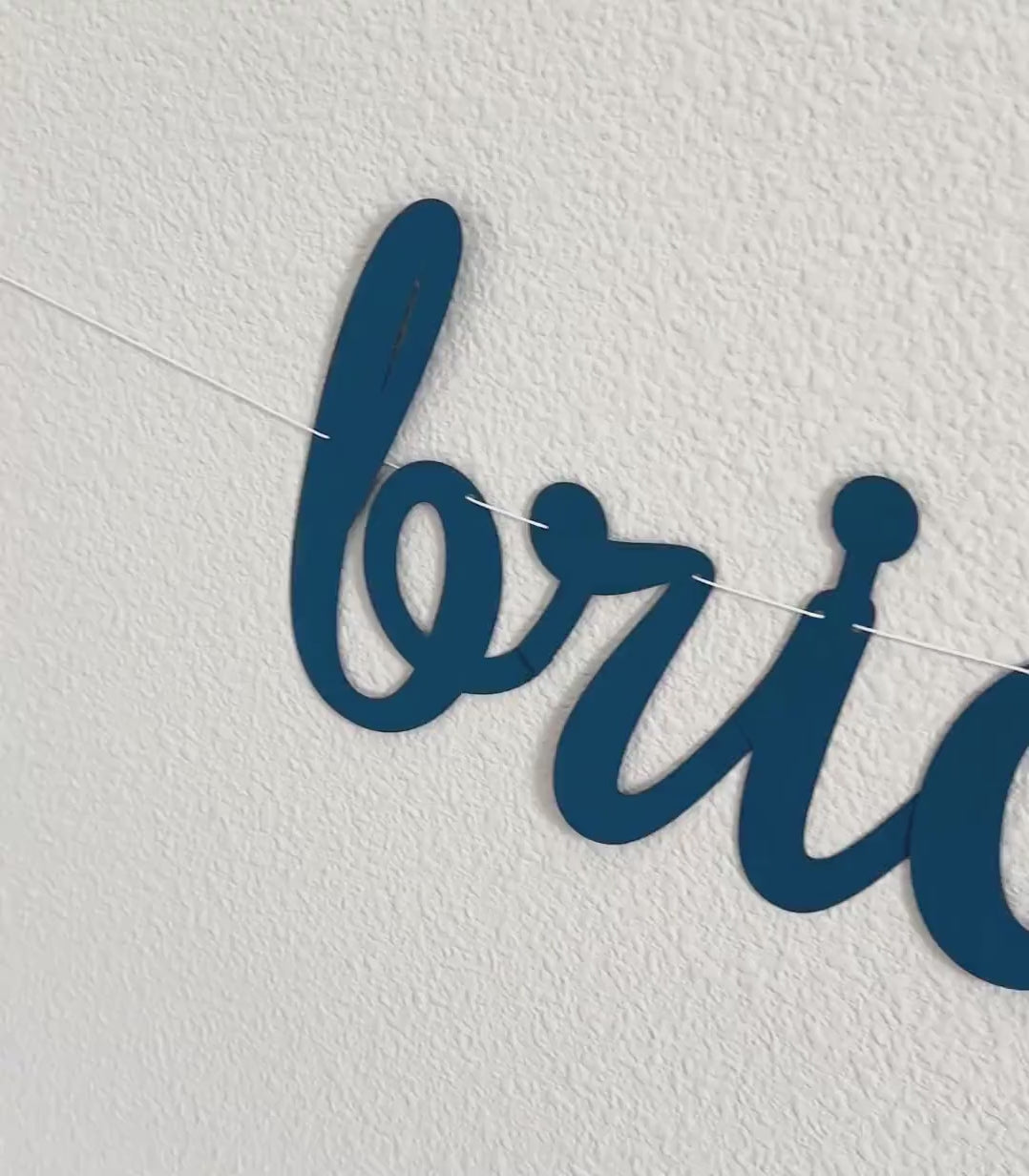 Bride To Be, Bride To Be Banner, Bridal Shower Decorations, Bridal Shower Banner, Engagement Party, Classy Cursive Bachelorette Party Banner