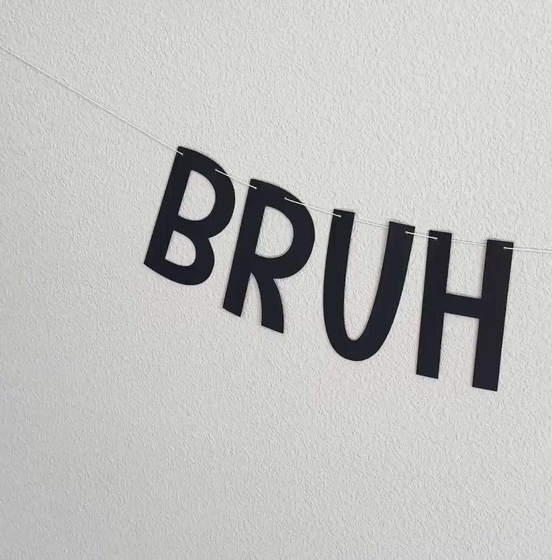 Bruh I&#39;m Six, 6th Birthday Banner, Sixth Birthday Decorations, Bruh I&#39;m Six Banner, 6th Birthday Ideas, Boys 6th Birthday Ideas